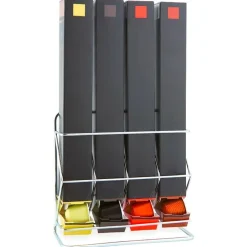 40 Cps - Ilsa Porta Capsule Per Astucci Nespresso In Acciaio Inox