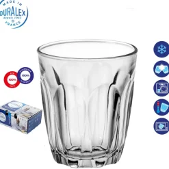Duralex Provence Bicchiere Multiuso In Vetro Temperato - Set 6 Pz