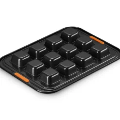 12 Forme - Le Creuset Forme Speciali Stampo Brownie Antiaderente In Acciaio al Carbonio