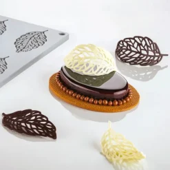 10 Forme - Pavoni Gourmand Stampo Decorazioni Piume In Silicone
