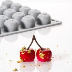 35 Forme - Pavoni Gourmand Stampo Decorazioni Ciliegie In Silicone