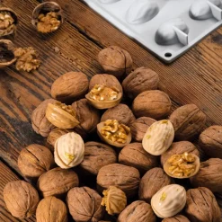18 Forme - Pavoni Gourmand Stampo Decorazioni Noci In Silicone