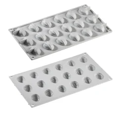 18 Forme - Pavoni Gourmand Stampo Decorazioni Noci In Silicone