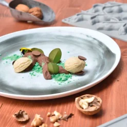 18 Forme - Pavoni Gourmand Stampo Decorazioni Noci In Silicone