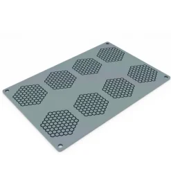 8 Forme - Pavoni Honeycomb Stampo Decorazioni Nido D'Api In Silicone