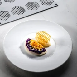 8 Forme - Pavoni Honeycomb Stampo Decorazioni Nido D'Api In Silicone
