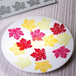 8 Forme - Pavoni Maple Stampo Decorazioni Foglia D'Acero In Silicone