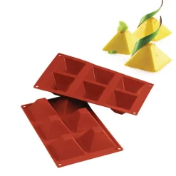 6 Forme Silikomart Classic Stampo Piramide In Silicone