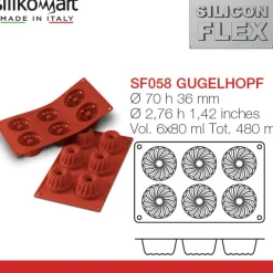 6 Forme Silikomart Classic Stampo Gugelhopf In Silicone
