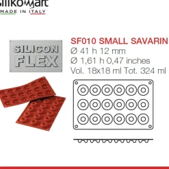 18 Forme Silikomart Classic Stampo Savarin In Silicone