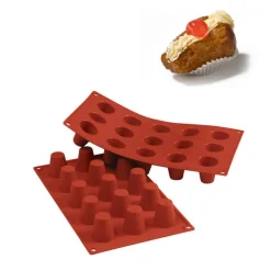 15 Forme Silikomart Classic Stampo Babà In Silicone