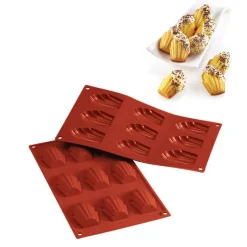 9 Forme Silikomart Classic Stampo Madeleine In Silicone