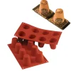 8 Forme Silikomart Classic Stampo Babà In Silicone