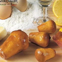 8 Forme Silikomart Classic Stampo Babà In Silicone