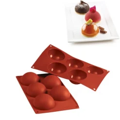5 Forme Silikomart Classic Stampo Semisfera In Silicone
