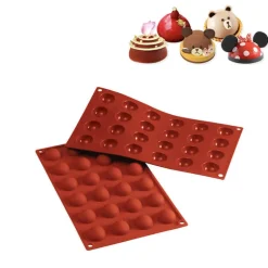 24 Forme Silikomart Classic Stampo Semisfera In Silicone