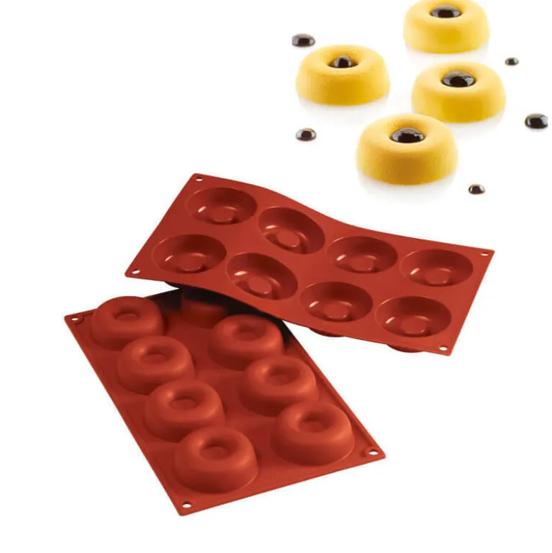 8 Forme Silikomart Classic Stampo Savarin In Silicone