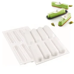 8 Forme Silikomart Eclair Fashion Stampo Éclair In Silicone