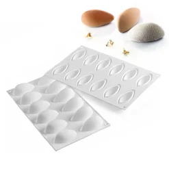 12 Forme Silikomart Mini Quenelle Stampo Quenelle In Silicone