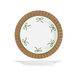 H&H Candy Servizio Piatti In Porcellana - Set 18 Pz