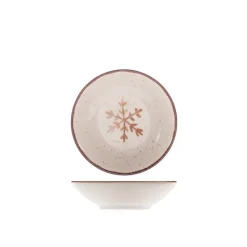 H&H Cinnamon Glows Servizio Piatti Decoro Natalizio In Stoneware Set 18 Pz