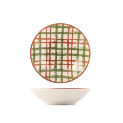 H&H Coupe Adventure Servizio Piatti Con Decoro Natalizio In Stoneware Set 12 Pz