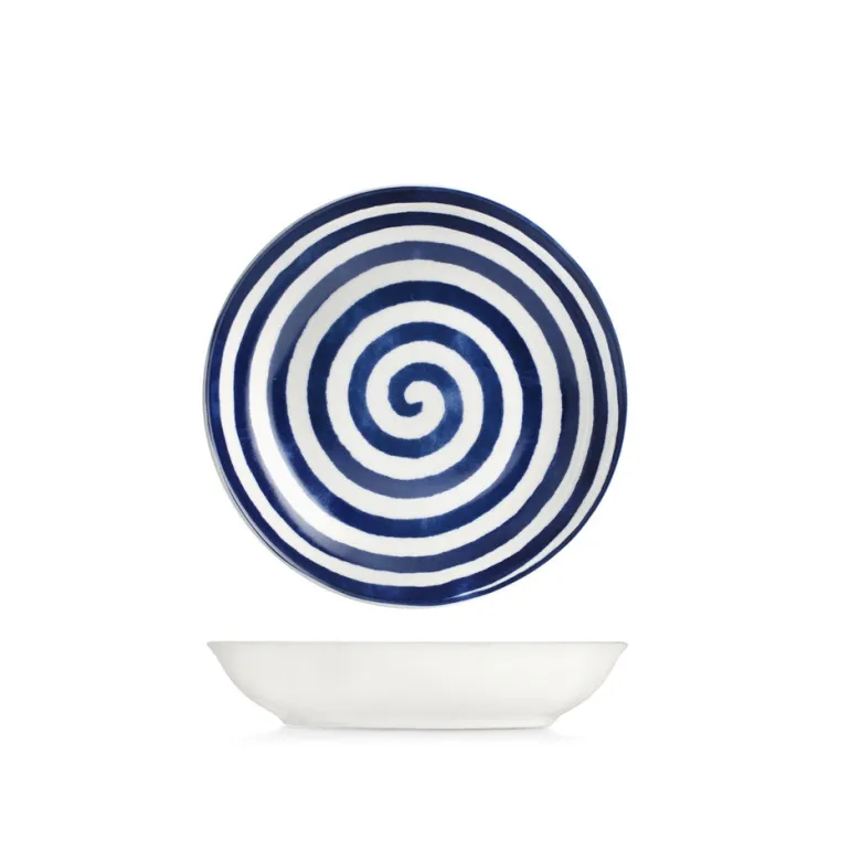 H&H Coupe Graphic Servizio Piatti In Porcellana - Set 18 Pz