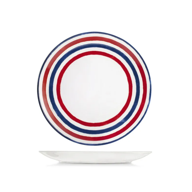 H&H Coupe Graphic Servizio Piatti In Porcellana - Set 18 Pz