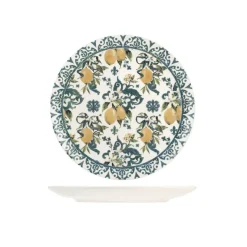 H&H Coupe Sicily Servizio Piatti In Stoneware - Set 18 Pz
