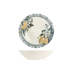 H&H Coupe Sicily Servizio Piatti In Stoneware - Set 18 Pz