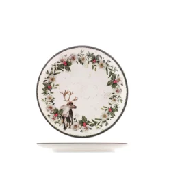 H&H Coup Nordic Garland Servizio Piatti In Stoneware Set 18 Pz