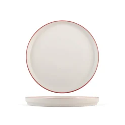 H&H Essence Red Servizio Piatti In Porcellana - Set 12 Pz