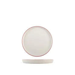 H&H Essence Red Servizio Piatti In Porcellana - Set 12 Pz