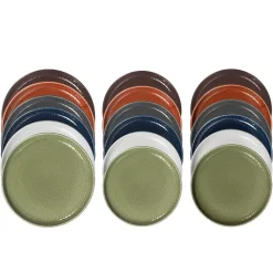H&H Havana Nordic Servizio Piatti In Stoneware Set 18 Pz