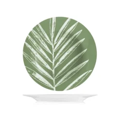 H&H Mint Foliage Servizio Piatti In Porcellana - Set 18 Pz