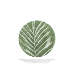 H&H Mint Foliage Servizio Piatti In Porcellana - Set 18 Pz