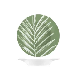 H&H Mint Foliage Servizio Piatti In Porcellana - Set 18 Pz