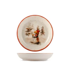 H&H Nordic Santa Express Servizio Piatti In Stoneware Set 18 Pz