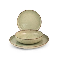 H&H Pearl Servizio Tavola In Porcellana Set 12 Pz