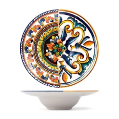 H&H Positano Piatto Fondo Pastabowl In Stoneware Set 6 Pz