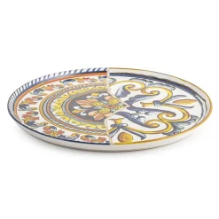 H&H Positano Piatto Piano In Stoneware Set 6 Pz