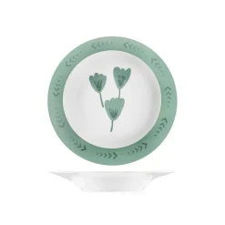 H&H Soft Bloom Servizio Piatti In Stoneware - Set 18 Pz