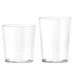 H&H Starck Set Bicchiere Acqua e Bibita In Vetro Set 12 Pz