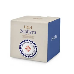 H&H Zephyra Servizio Piatti In Porcellana - Set 18 Pz