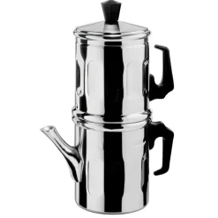 Ilsa Diamante Neapolitan Coffee Maker In Aluminum