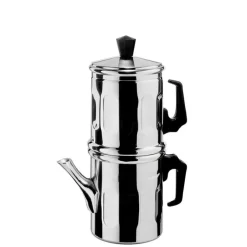 Ilsa Diamante Neapolitan Coffee Maker In Aluminum