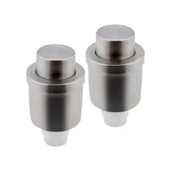 Ilsa Mixage Tappo Sottovuoto Salva Vino In Acciaio Inox Con Indicatore Data - Set 2 Pz