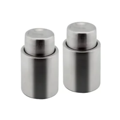 Ilsa Mixage Tappo Sottovuoto Salva Vino In Acciaio Inox - Set 2 Pz