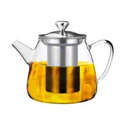 Ilsa Teiera In Vetro Borosilicato Con Filtro In Acciaio Inox