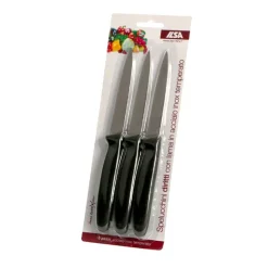 Ilsa TuttiXUno Coltello Spelucchino In Acciaio Inox - Set 3 Pz